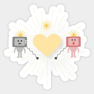 TV Love Sticker